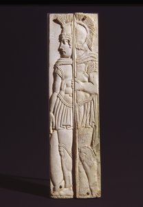 Pannello, da una serie che raffigura figure in rilievo, Palestrina